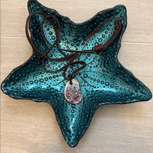 OYSTER SHELL NECKLACE -MERMAID MIST COLLECTION